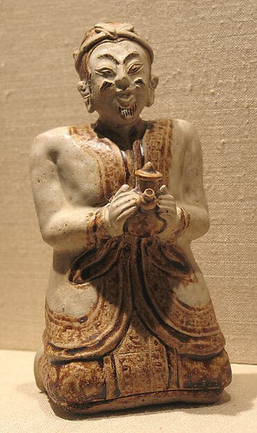Water Dropper in the Form of a Kneeling Man