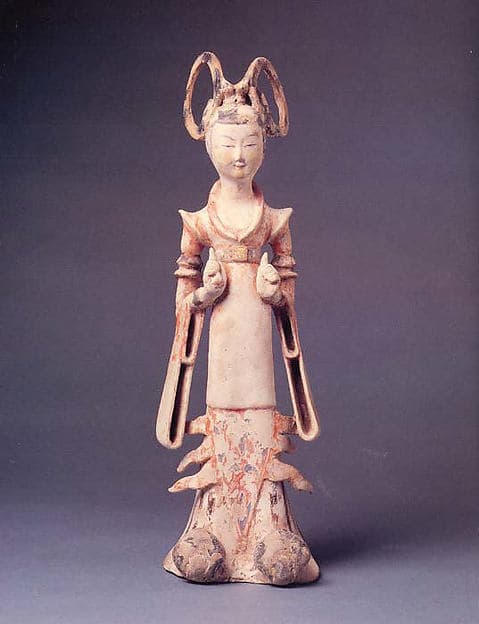 Standing court lady