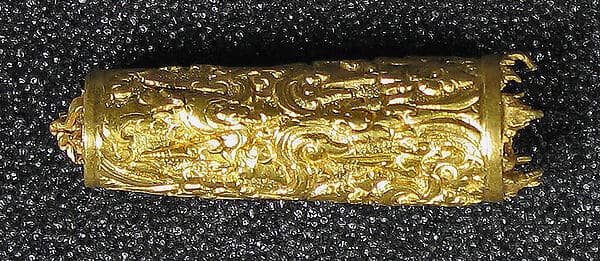 Pendant, Tapering Cylinder, Foliate