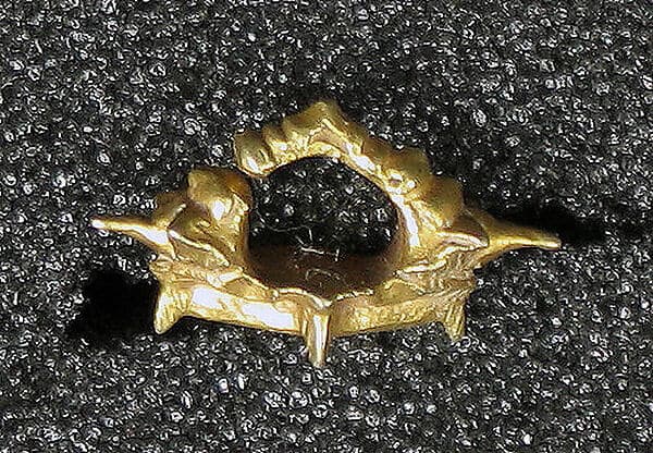Cast Earring with Granulation