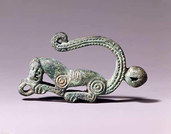 Harness Ornament with a Crouching Tiger