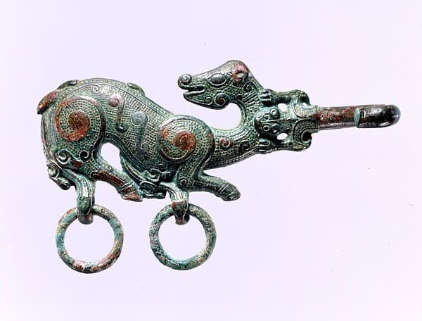Belt Hook in the Shape of an Ungulate