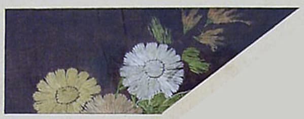 Piece from a Kosode with Chrysanthemums