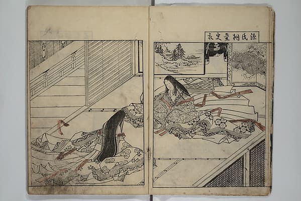 Picture Book of the Evergreens (Ehon tokiwagusa) 繪本常盤草, by Nishikawa Sukenobu 西川祐信