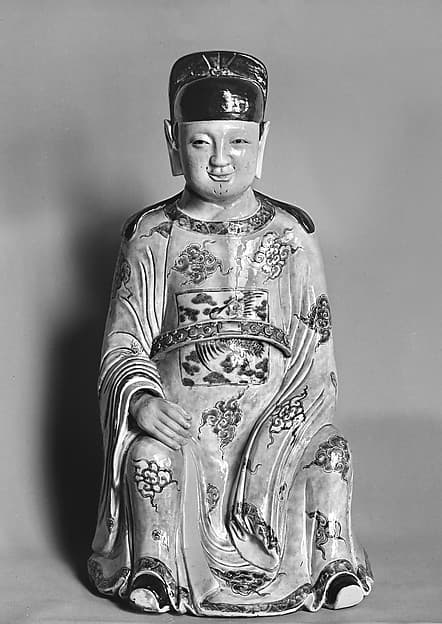 Figure of a seated civil official