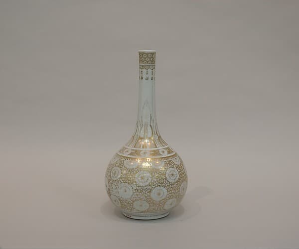Vase with floral scrolls