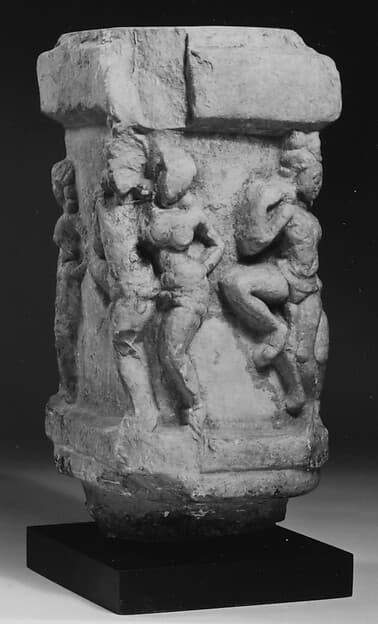 Four-Sided Pillar with Loving Couples (Mithunas)