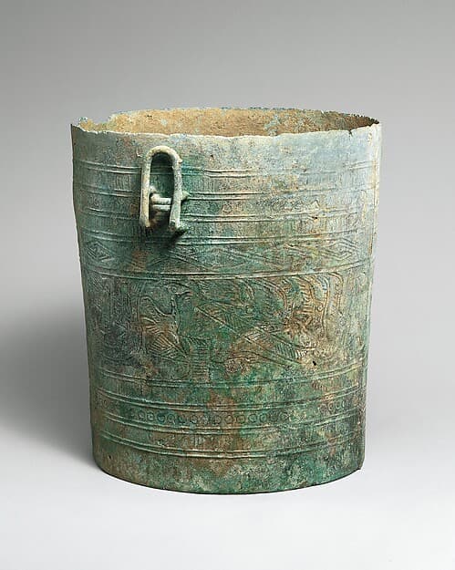 Situla with Design of Boats