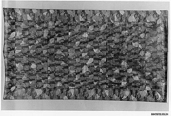 Buddhist Priest's Robe (Kesa) with Pattern of Lotus Petals on Water