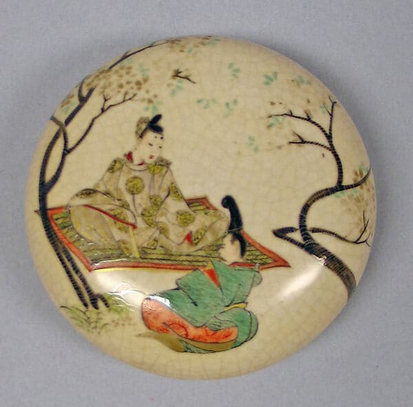 Covered Incense Box, by Nonomura Ninsei