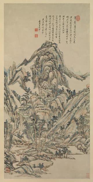 Landscape for Zhanting, by Wang Yuanqi