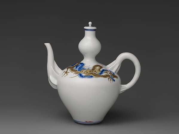 Ewer with Dragon, by Makuzu Kōzan I (Miyagawa Toranosuke)