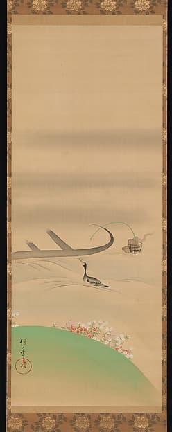 Cormorant Fishing, by Sakai Hōitsu