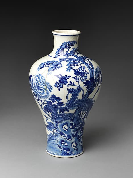 Vase decorated with auspicious animals