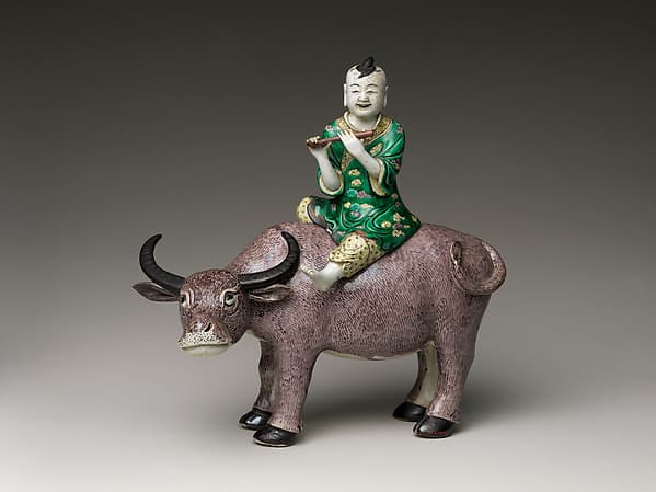 Herdboy Riding a Water Buffalo