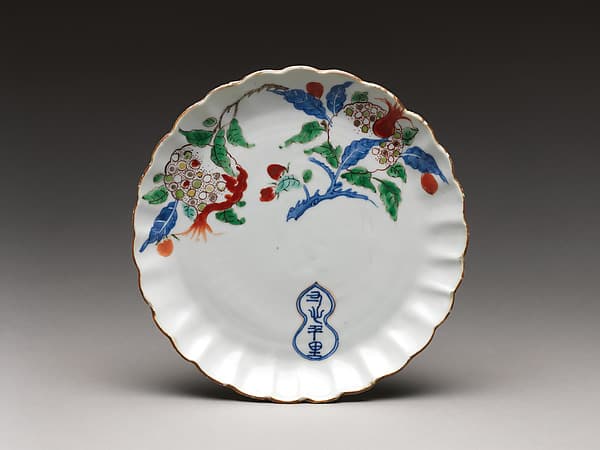 Dish with Pomegranates