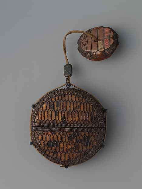 Tortoiseshell and Basketry Inrō