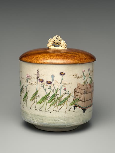 Freshwater Jar (Mizusashi), by Makuzu Kōzan I (Miyagawa Toranosuke)