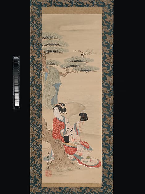 The Brine Maiden Matsukaze, by Nishimura Shigenobu