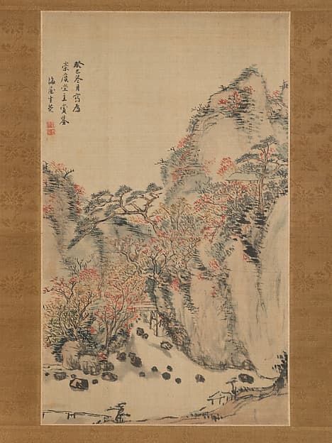 Autumn Landscape at Eigenji, by Nukina Kaioku