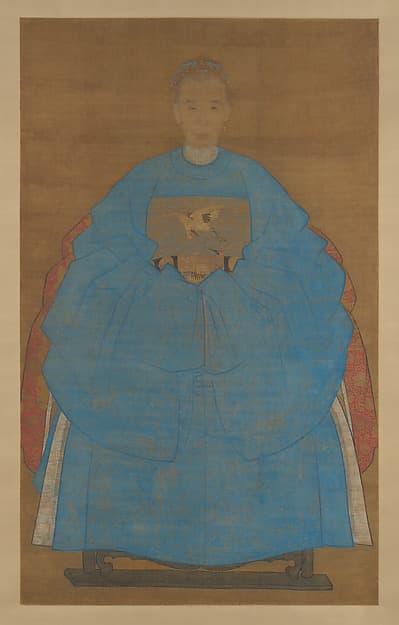 Portrait of the wife of Yizhai, by Ruan Zude