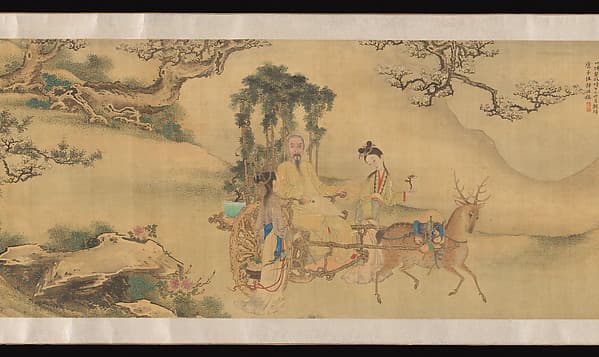 Portrait of Shaoyu in the guise of Liu Ling, by unidentified artist