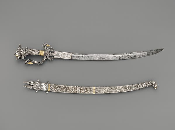 Sword and scabbard (Sinhalese: kasthane)