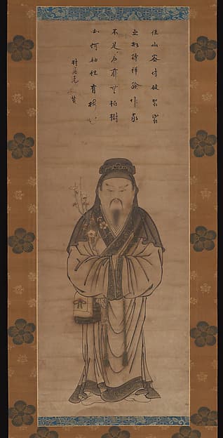 Tenjin Traveling to China, by Tōsai