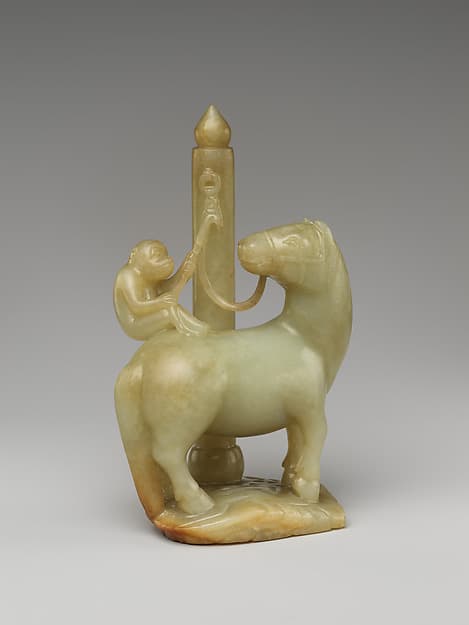 Horse and monkey