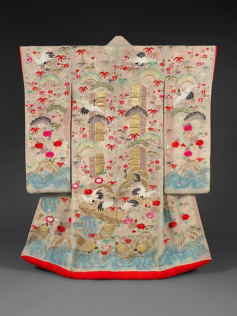Outer Robe (Uchikake) with Mount Penglai