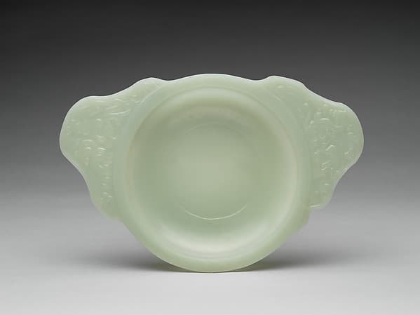 Dish with dragon handles