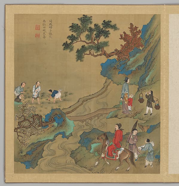 Odes of the State of Bin: The Seventh Month, by Fei Qinghu (Fei Zhaoyang)