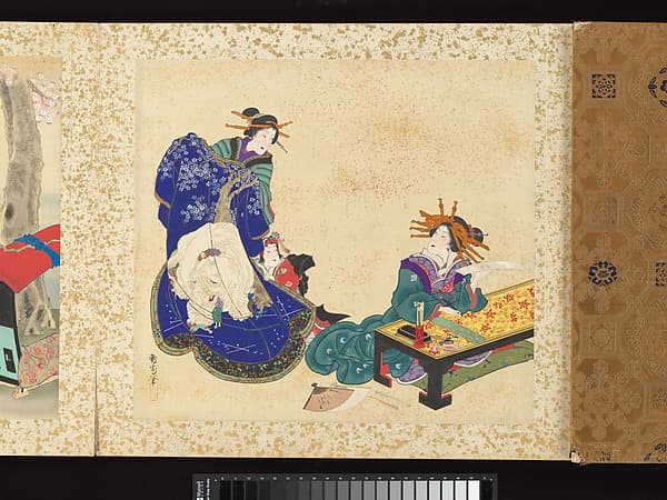 Artisans, Beauties, and Annual Events, by Toyohara Kunichika