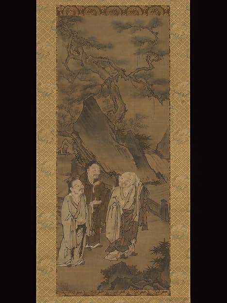 Three Laughers of Tiger Ravine, by Sekishō Shōan 石樵昌安