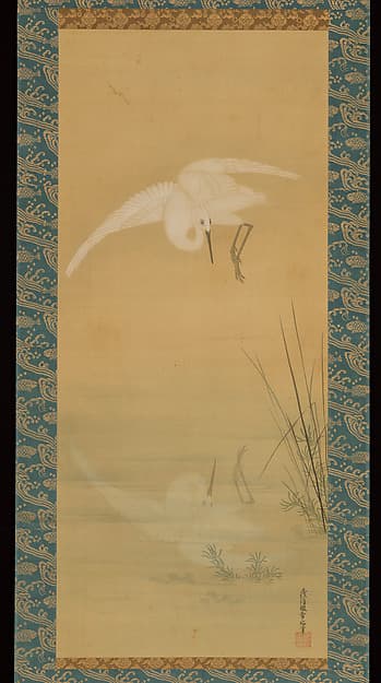 Heron, by Tosa Mitsuoki