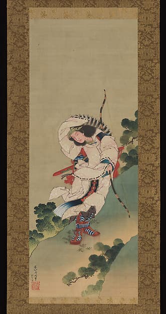 The Legendary Empress Jingū, by Katsushika Hokusai 葛飾北斎