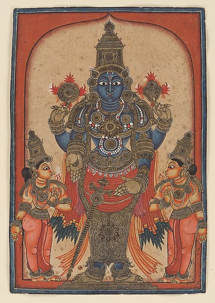 Vishnu Venkateshvara, Lord of Tirupati, by Tirupati School, South India