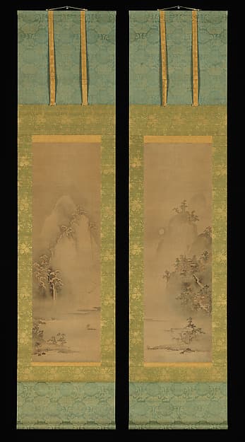 Eight Views of Xiao and Xiang, by Iwasa Matabei (Iwasa Matabē) 岩佐又兵衛