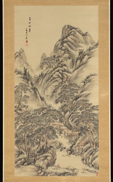 “The Deep Green of Summer Mountains”, by Hine Taizan