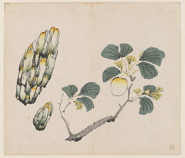 Page from the Ten Bamboo Studio Manual of Painting and Calligraphy, by Hu Zhengyan