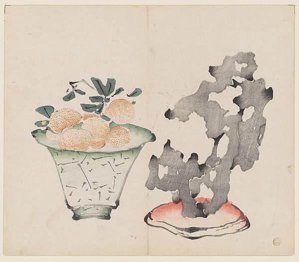 Page from the Ten Bamboo Studio Manual of Painting and Calligraphy, by Hu Zhengyan