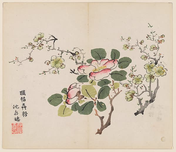 Page from the Ten Bamboo Studio Manual of Painting and Calligraphy, by Hu Zhengyan