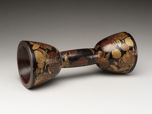 Small Shoulder Drum (Kotsuzumi) with Chestnuts for Noh Performance