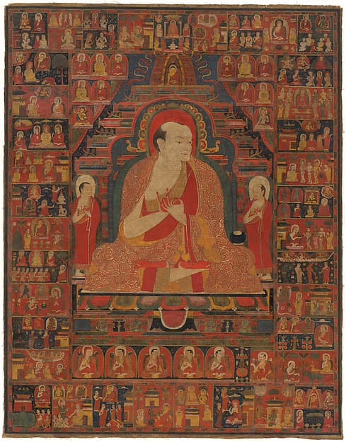 Portrait of Shakyashribhadra with His Life Episodes and Lineage