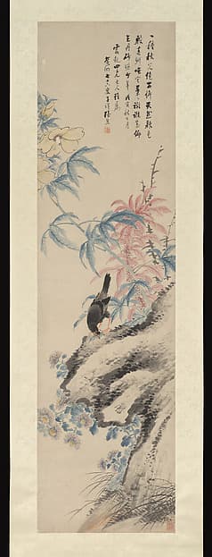 Flower and Bird, by Zhang Xiong