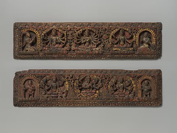 Pair of Buddhist Manuscript Covers