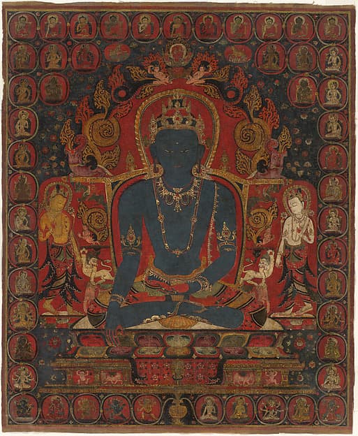 The Transcendent Buddha Akshobhya, by Unidentified
