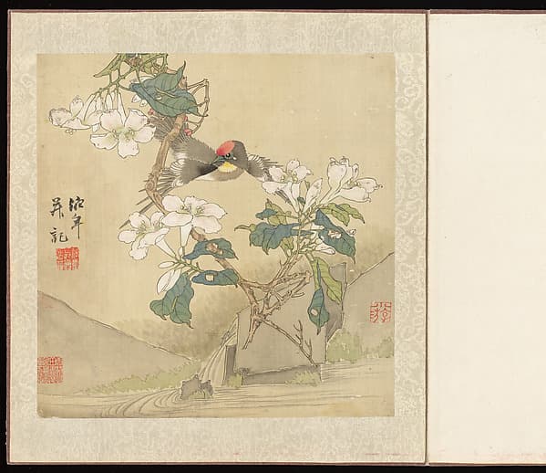 Flowers and Birds, by Ren Yi (Ren Bonian)