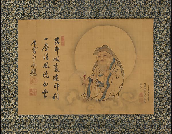 The Lay Buddhist Vimalakirti, by Yiran Xingrong (Itsunen Shōyū)