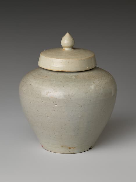 Covered jar